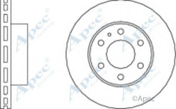 APEC BRAKING DSK2532 гальмівний диск