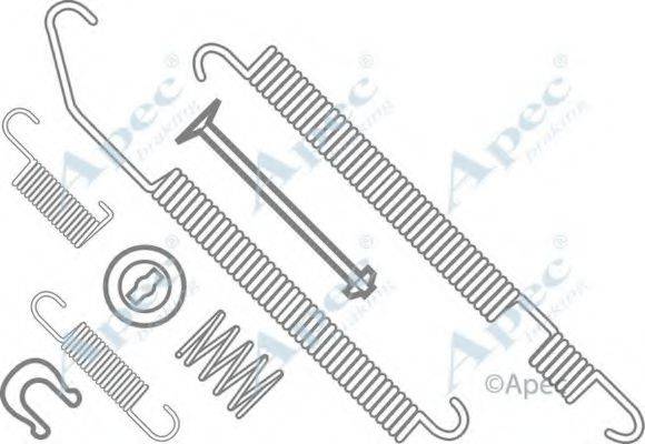 APEC BRAKING KIT798 Комплектуючі, гальмівна колодка