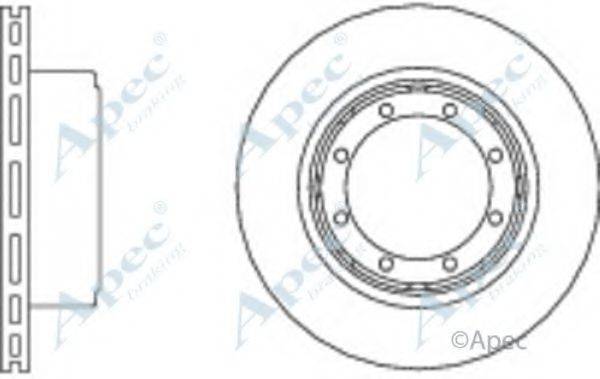 APEC BRAKING DSK2805 гальмівний диск