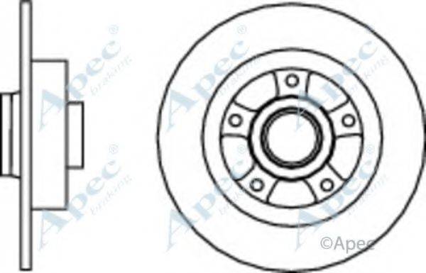 APEC BRAKING DSK2821 гальмівний диск