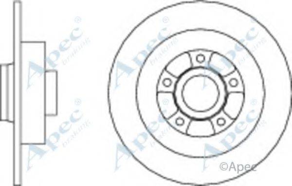 APEC BRAKING DSK2822 гальмівний диск