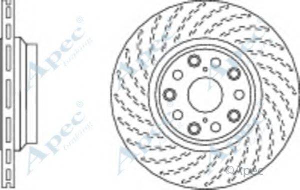 APEC BRAKING DSK2831 гальмівний диск