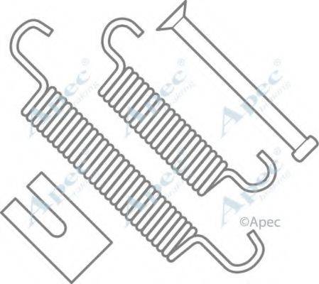 APEC BRAKING KIT998 Комплектуючі, гальмівна колодка