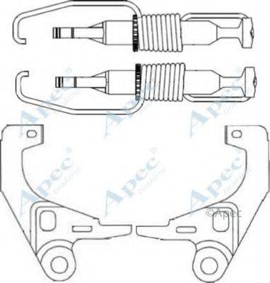 APEC BRAKING ADB3015 Система тяг та важелів, гальмівна система