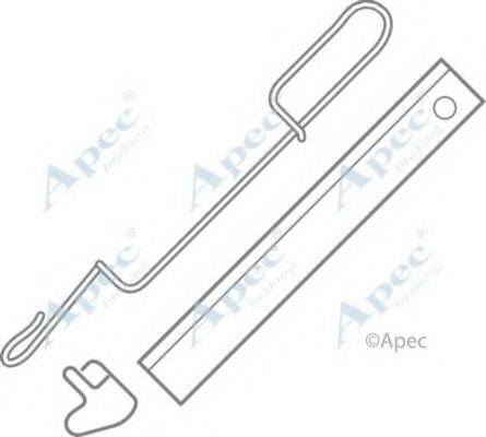 APEC BRAKING KIT1013 Комплектуючі, гальмівні колодки