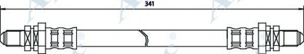 APEC BRAKING HOS3011 Гальмівний шланг