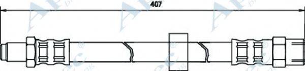 APEC BRAKING HOS3024 Гальмівний шланг