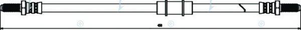 APEC BRAKING HOS3081 Гальмівний шланг