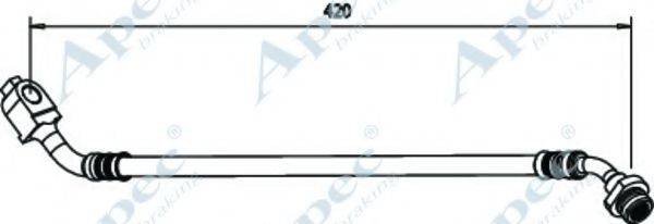 APEC BRAKING HOS3160 Гальмівний шланг