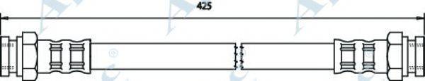 APEC BRAKING HOS3189 Гальмівний шланг