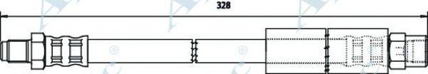 APEC BRAKING HOS3355 Гальмівний шланг