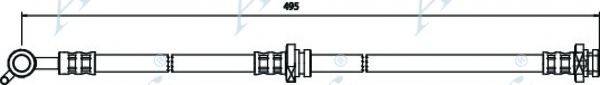 APEC BRAKING HOS3579 Гальмівний шланг