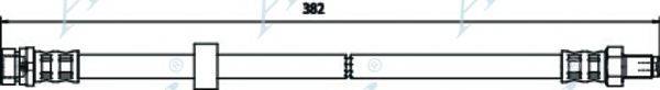 APEC BRAKING HOS3679 Гальмівний шланг