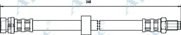 APEC BRAKING HOS3727 Гальмівний шланг