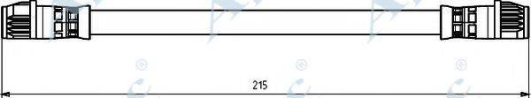 APEC BRAKING HOS3784 Гальмівний шланг