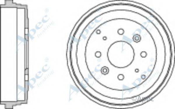 APEC BRAKING DRM9105 Гальмівний барабан