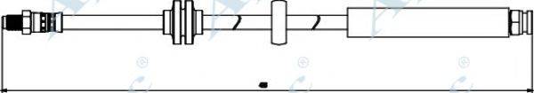 APEC BRAKING HOS3832 Гальмівний шланг