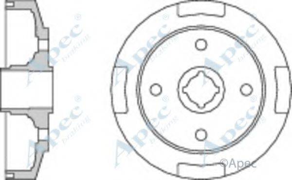 APEC BRAKING DRM9180 Гальмівний барабан