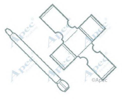 APEC BRAKING KIT235 Комплектуючі, гальмівні колодки