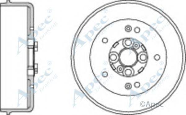 APEC BRAKING DRM9191 Гальмівний барабан