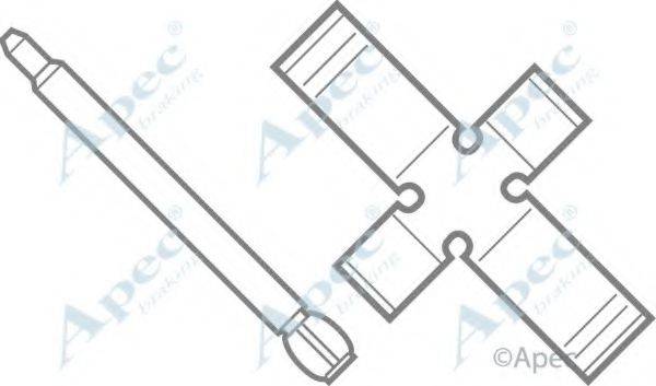 APEC BRAKING KIT280 Комплектуючі, гальмівні колодки