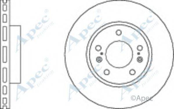 APEC BRAKING DSK3080 гальмівний диск