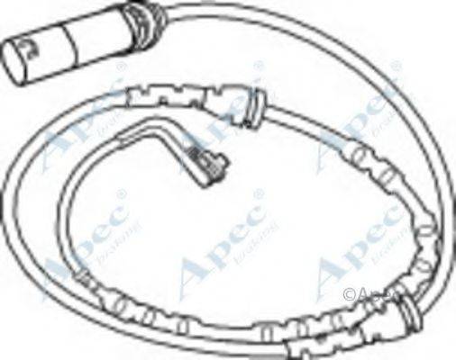 APEC BRAKING WIR5268 Покажчик зносу, накладка гальмівної колодки