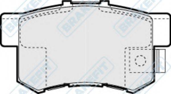 APEC BRAKING PD3170 Комплект гальмівних колодок, дискове гальмо