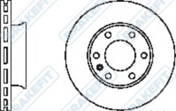 APEC BRAKING DK6100 гальмівний диск