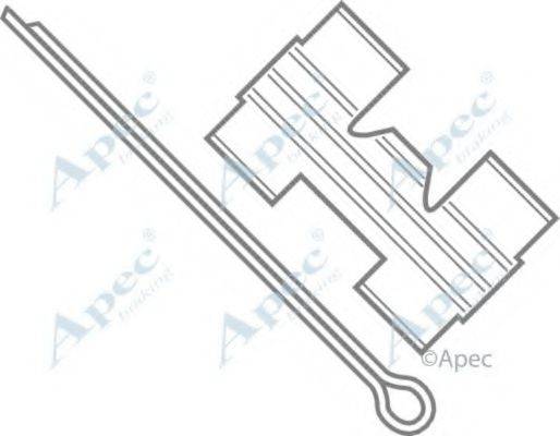 APEC BRAKING KIT427 Комплектуючі, гальмівні колодки