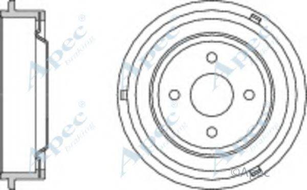 APEC BRAKING DRM9503 Гальмівний барабан