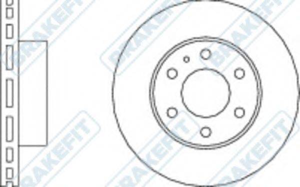 APEC BRAKING DK6258 гальмівний диск