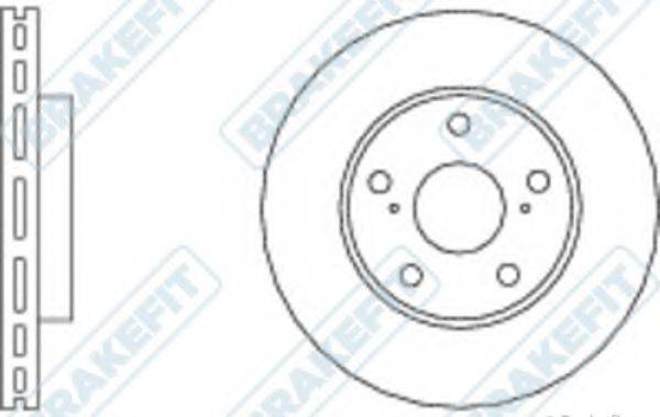 APEC BRAKING DK6272 гальмівний диск