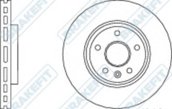 APEC BRAKING DK6280 гальмівний диск