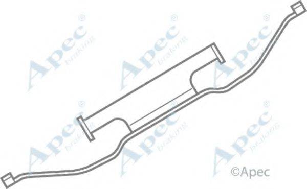 APEC BRAKING KIT559 Комплектуючі, гальмівні колодки