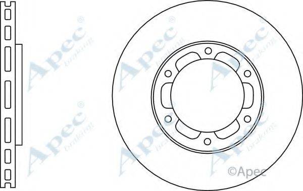 APEC BRAKING DSK3134 гальмівний диск