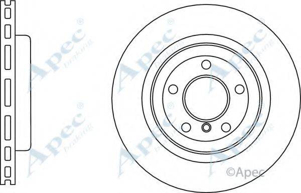 APEC BRAKING DSK3135 гальмівний диск