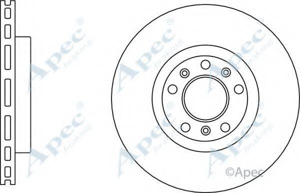 APEC BRAKING DSK3138 гальмівний диск