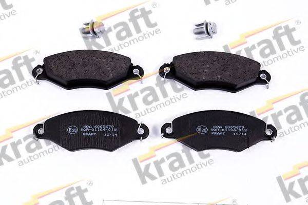 KRAFT AUTOMOTIVE 6005679 Комплект гальмівних колодок, дискове гальмо