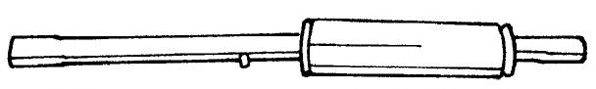 SIGAM 12406 Середній глушник вихлопних газів