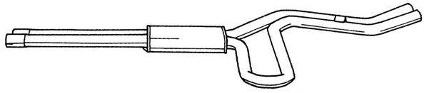 SIGAM 19402 Середній глушник вихлопних газів