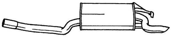 SIGAM 35600 Глушник вихлопних газів кінцевий