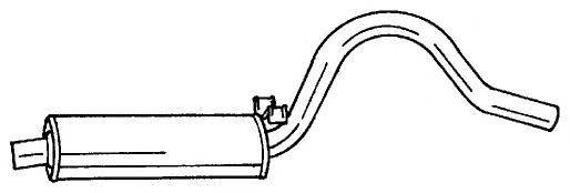SIGAM 40417 Середній глушник вихлопних газів
