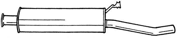 SIGAM 51604 Глушник вихлопних газів кінцевий