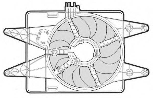 CTR 1209549 Вентилятор, охолодження двигуна