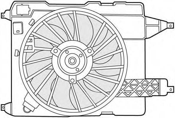 CTR 1209646 Вентилятор, охолодження двигуна