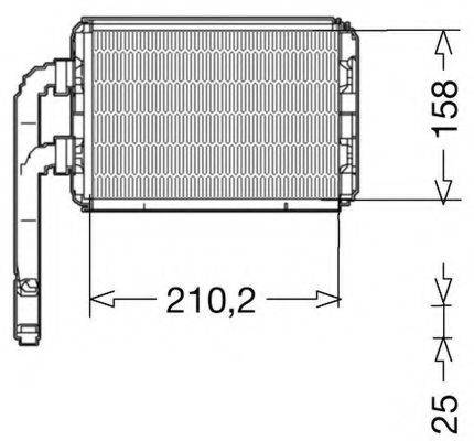 CTR 1228064 Теплообмінник, опалення салону