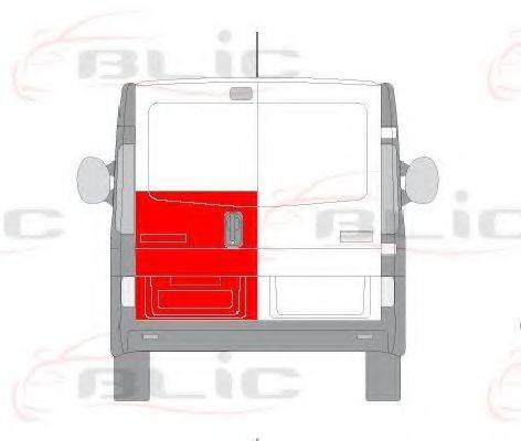 BLIC 6016006061153P Задні двері
