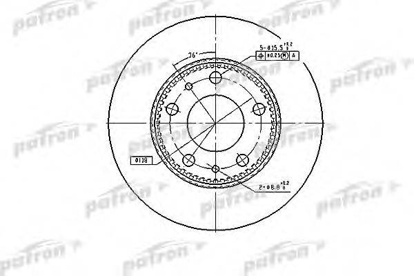 PATRON PBD7300 гальмівний диск
