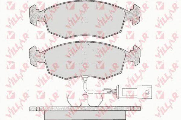 VILLAR 6260269 Комплект гальмівних колодок, дискове гальмо